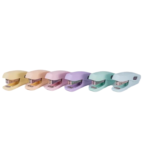 GRAMPEADOR PLASTICO EMBORRACHADO PASTEL - 11CM 20 FLS UN LYKE