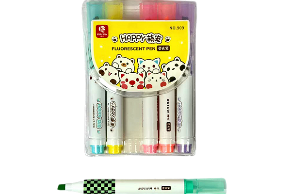 MARCA TEXTO HAPPY FLUORECENT