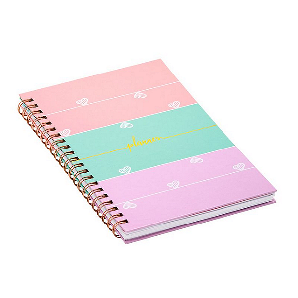 PLANNER CAPA DURA 130X188mm - S2 -UN 80FLS BRW