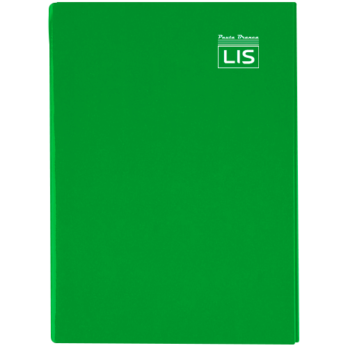 CADERNO UNIVERSITARIO COST. CD 96 FLS LIS- VERDE UN