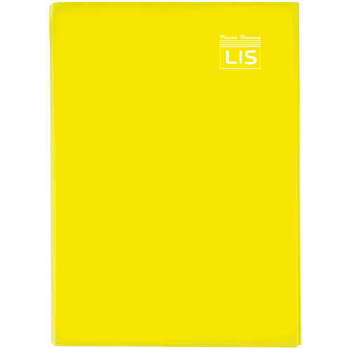 CADERNO UNIVERSITARIO COST. CD 96 FLS LIS - AMARELO UN