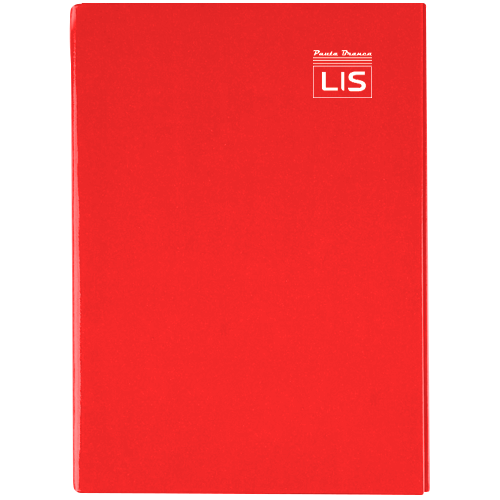 CADERNO UNIVERSITARIO COST. CD 96 FLS LIS VERMELHO UN