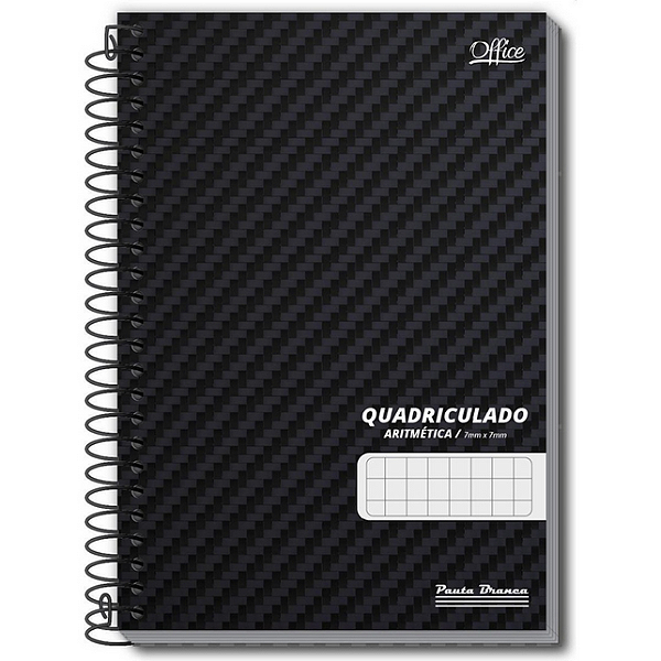 CADERNO UNIVERSITARIO  ESP. CD 80 FLS OFFICE QUADRICULADO UN