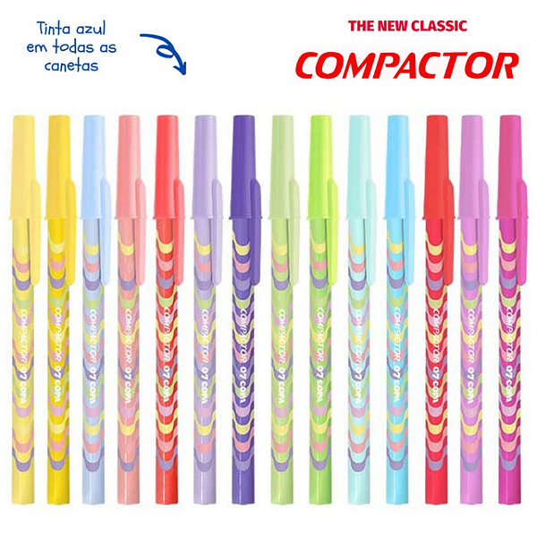 CANETA ESFEROGRAFICA 07 COPA COMPACTOR