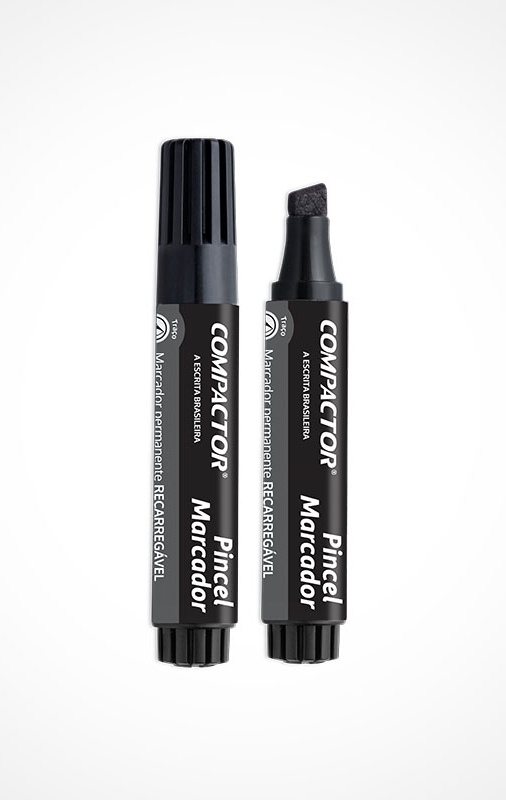 PINCEL MARCADOR AVULSO PRETA COMPACTOR