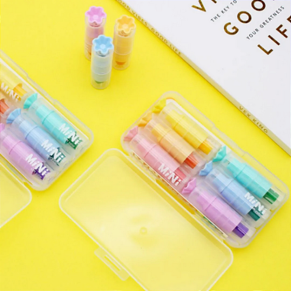 MARCA TEXTO MINI SOFT COLOR 6 CORES
