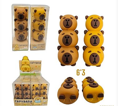 BORRACHA 3D CAPIVARA