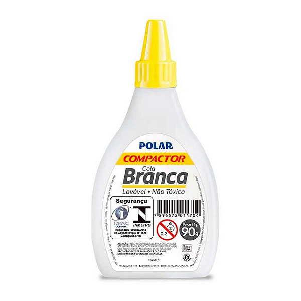 COLA POLAR BRANCA 90g COMPACTOR UN