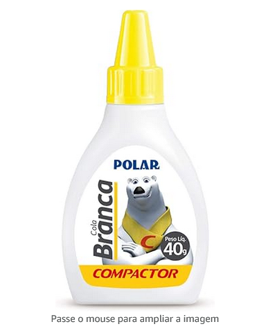 COLA POLAR BRANCA 40g COMPACTOR UNIDADE