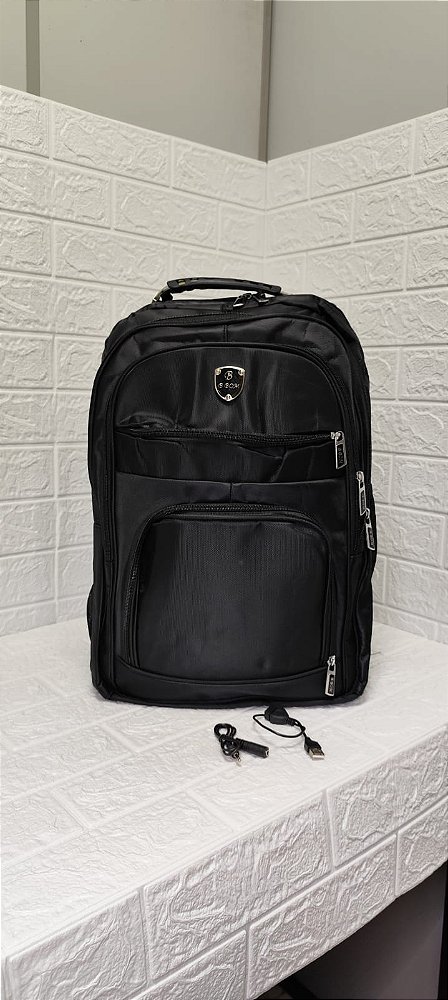 MOCHILA B BOM PRETA