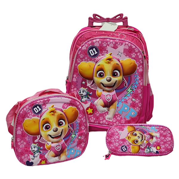 TRIO MOCHILA RODINHA SKYE