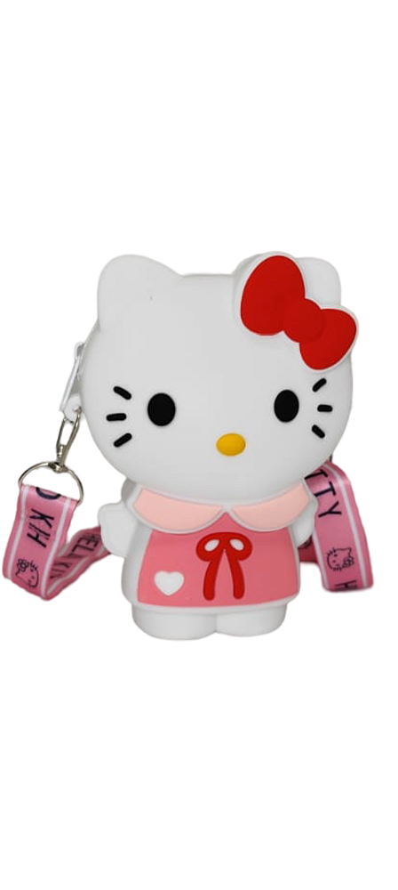 BOLSINHA DE SILICONE HELLO KIT BRANCA