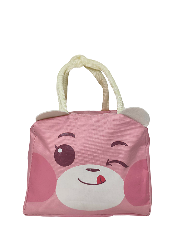 LANCHEIRA TERMICA URSO ROSA