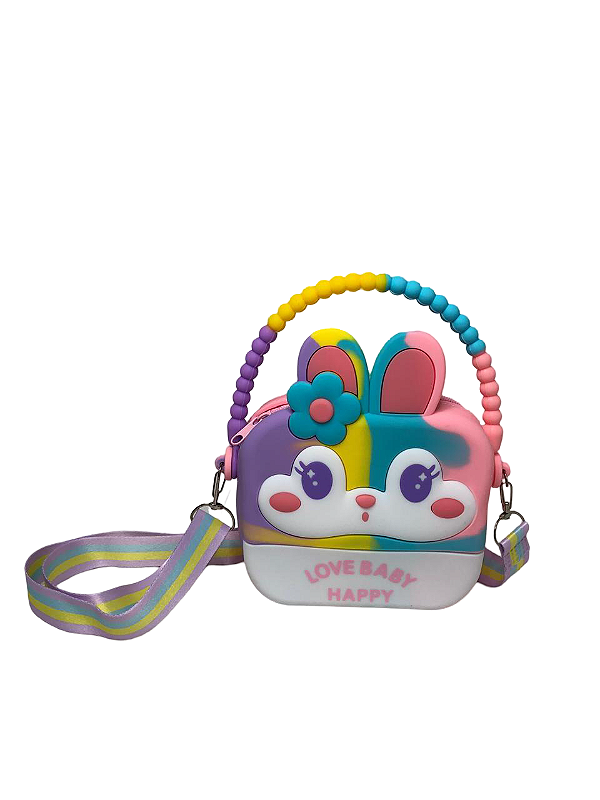 BOLSINHA DE SILICONE COELHO BABY