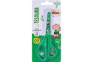 TESOURA ESCOLAR CEBOLINHA LYKE