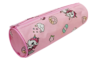 ESTOJO ESC. REDONDO UNICORNIO ROSA  KA
