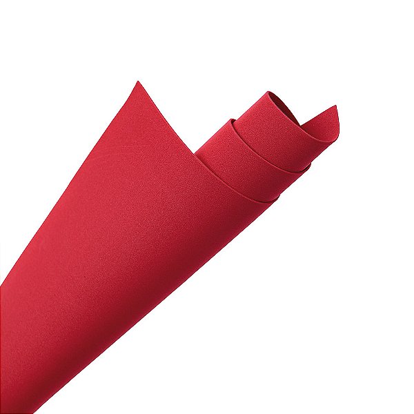 PLACA EVA LISO 40X60 VERMELHO 1.5MM  UNIDADE LYKE