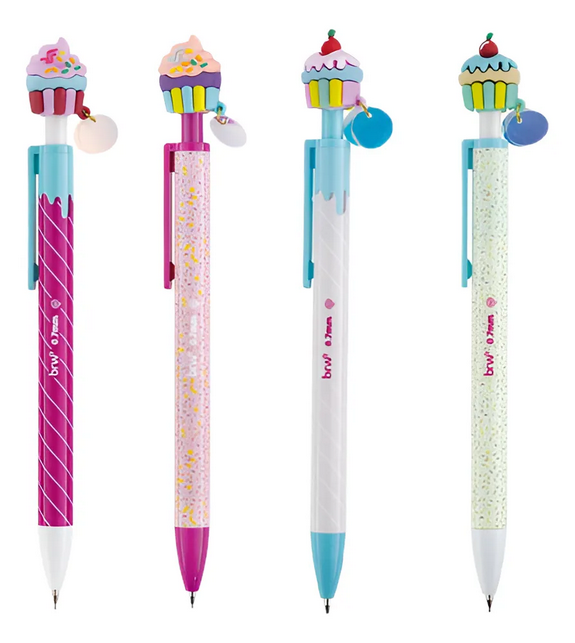 LAPISEIRA PLÁSTICA DIVERTIDA 0,7MM - TUTTI FRUTTI BRW UNIDADE