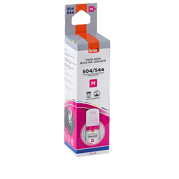 TINTA REFIL CORANTE 544 MAGENTA P/ EPSON 70ml - CX C/ 1UN
