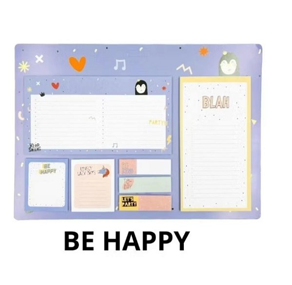 BLOCO DE NOTAS EM PAPEL ADESIVO BEE HAPPY