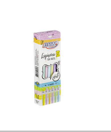 LAPISERIA TONS PASTEIS 0,7 MM CX C/12 UNIDADES BRW