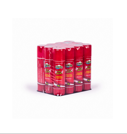 COLA BASTÃO 40G BOX C/12UN LYKE
