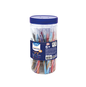 CANETA CURVES LYKE POTE C/50 UNIDADES