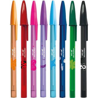 CANETA ESFEROGRAFICA JET LUX III KIT C/12 COMPACTOR