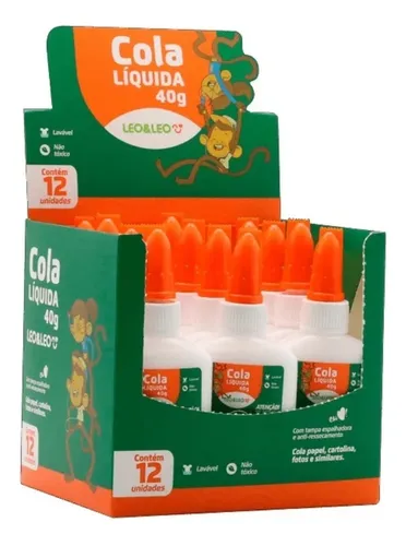 COLA BRANCA 40G CX C/12UN LEO E LEO