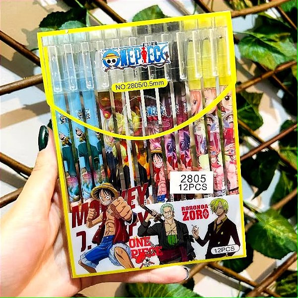 CANETA ONE PIECE APAGAVEL CX C/12 UNIDADES