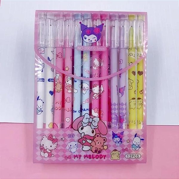 CANETA MY MELODY APAGAVEL CX C/12 UNIDADES
