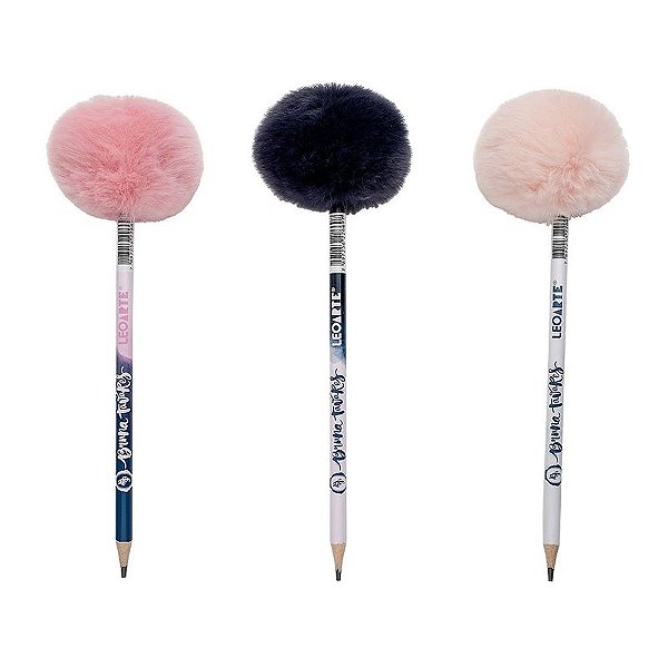 LAPIS GRAFITE HB RESINA C/ POMPOM BRUNA TAVARES UNIDADE