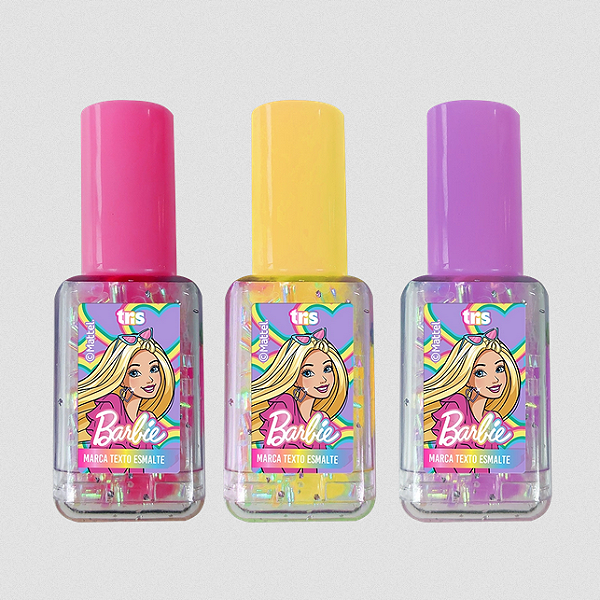 MARCA TEXTO BARBIE ESMALTE UNIDADE TRIS