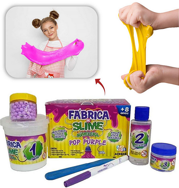FABRICA KIMELEKA POP PURPLE SEM COR ACRILEX