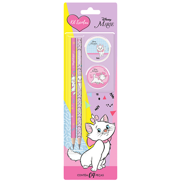 KIT ESCOLAR MARIE CART 4 PCS TRIS
