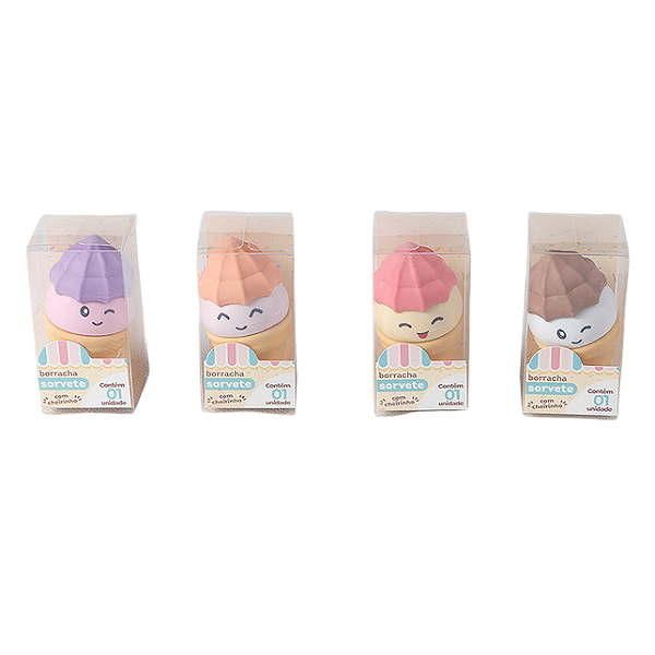 BORRACHA TRIS HOLIC SORVETE UNIDADE TRIS