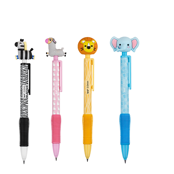 LAPISEIRA PLÁSTICA DIVERT SAFARI 2,0MM UNIDADE BRW