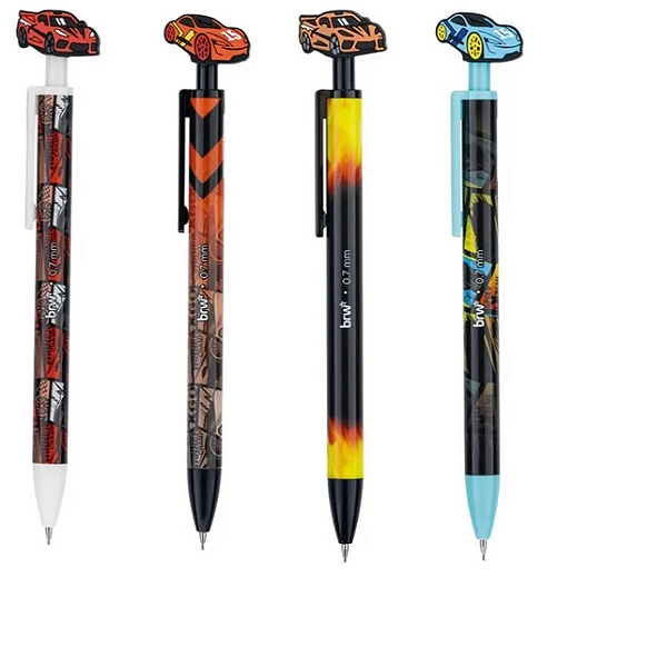 LAPISEIRA PLÁSTICA DIVERTIDA 0,7MM - RACE UNIDADE BRW