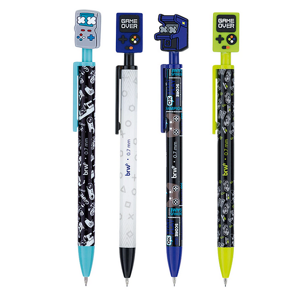 LAPISEIRA PLÁSTICA DIVERTIDA 0,7MM - GAME UNIDADE BRW