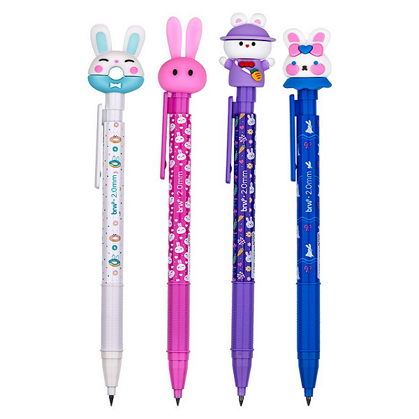 LAPISEIRA PLÁSTICA 2.0MM RABBITS UNIDADE BRW