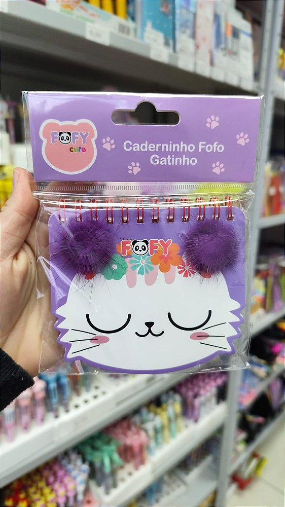 CADERNINHO FOFO GATINHO FOFY