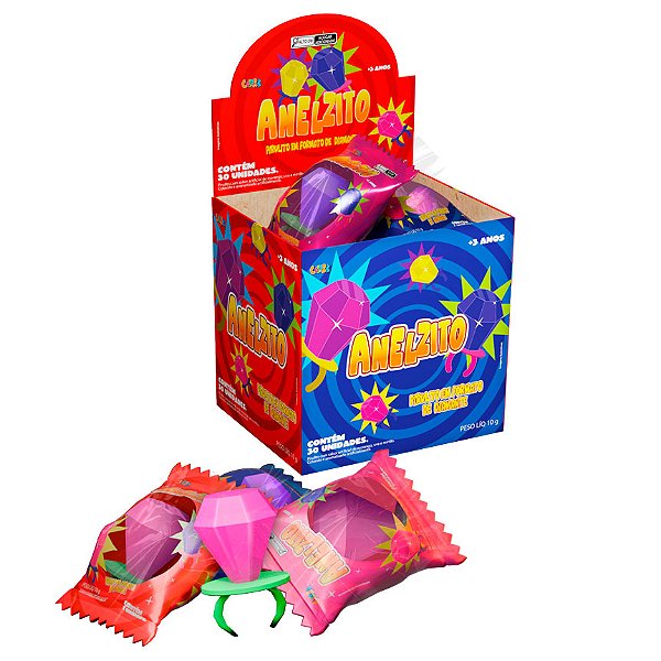 ANELZITO COLORE CAIXA C/30 UNIDADES