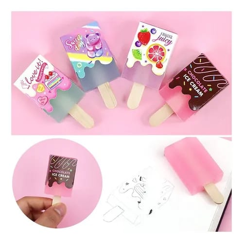 BORRACHA ESCOLAR ICE CREAM UNIDADE