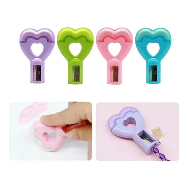 APONTADOR E BORRACHA CORAÇÃO UNIDADE