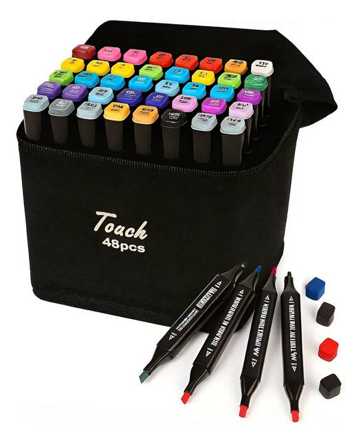 BOX CANETINHA TOUCH 48 CORES