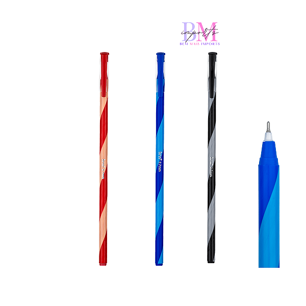 CANETA ESFEROGRAFICA 0,7 MM VORTEX UNIDADE BRW