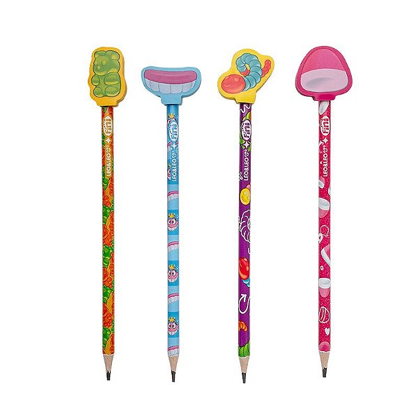 LAPIS HB COM BORRACHA NA PONTA FINI UNIDADE LEO E LEO