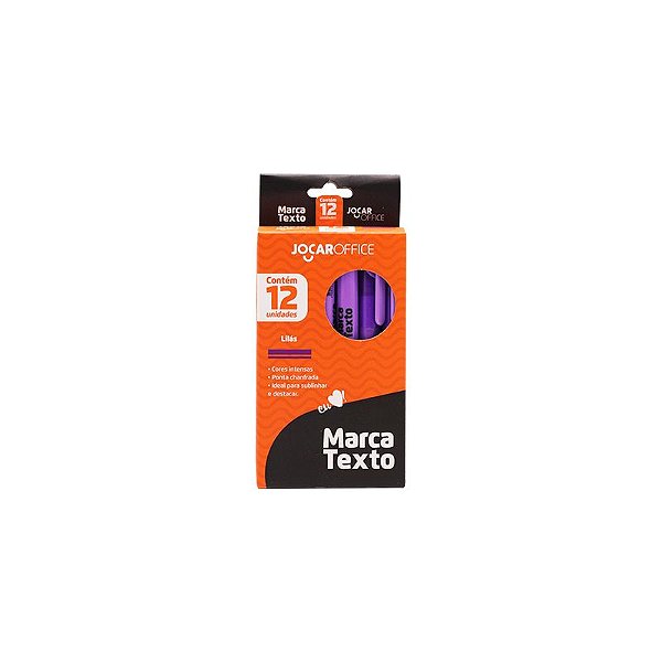 MARCA TEXTO LILAS CX/12 UND LEO E LEO