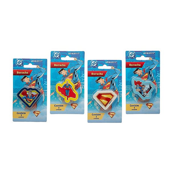 BORRACHA SUPERMAN BLISTER C/1 UND. LEO E LEO