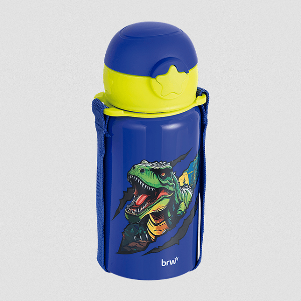 GARRAFA METÁLICA ESTAMPADA - RAPTORS - 500ML BRW